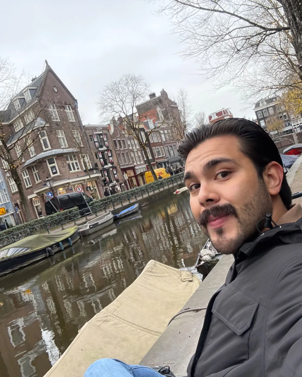 Yo en Ámsterdam